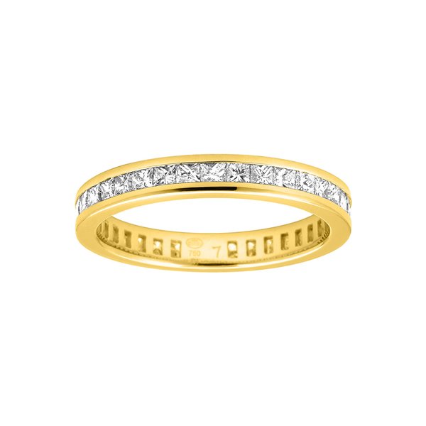 Alliance tour-complet diamant 1.05ct Or Jaune 750