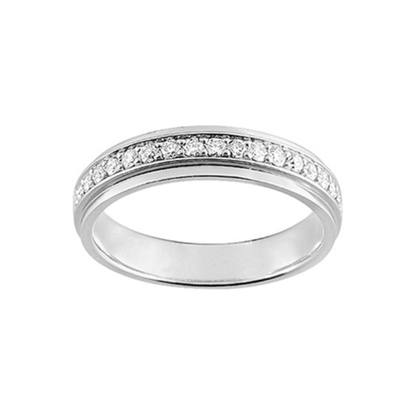 Alliance ruban 17 diamant 0.25ct Or Blanc 750