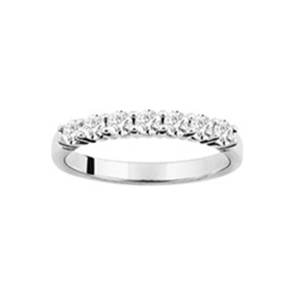Alliance Demi-Rêve diamants 0.56ct en Or Blanc 750
