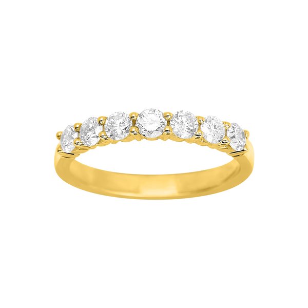 Alliance Demi-Rêve diamants 0.70ct en Or Jaune 750