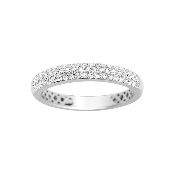 Alliance Demi-Rêve diamants 0.33ct en Or Blanc 750