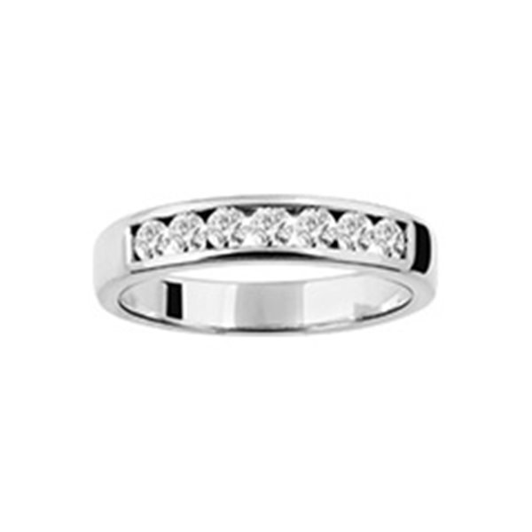Alliance Demi-Rêve diamants 0.50ct en Or Blanc 750