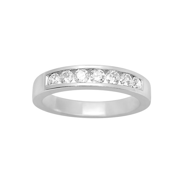 Alliance Demi-Rêve diamants 0.50ct en Or Blanc 750