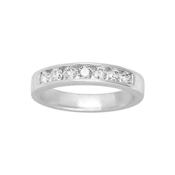 Alliance Demi-Rêve diamants 0.56ct en Or Blanc 750
