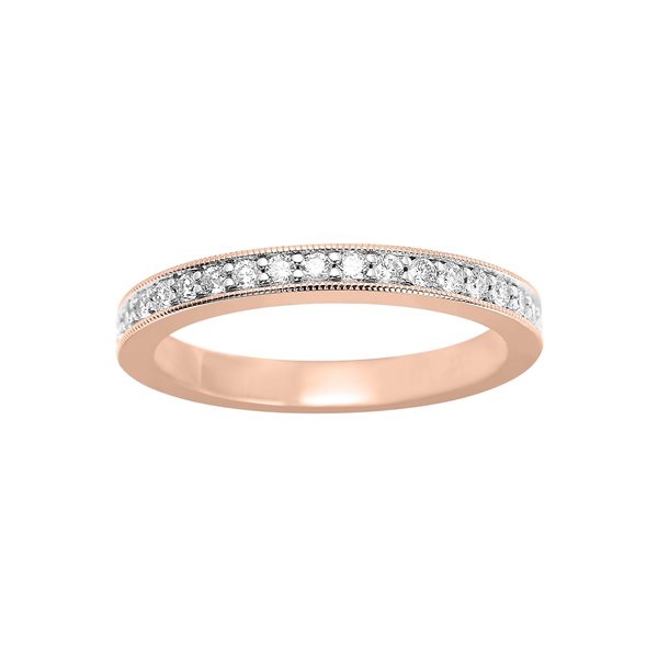 Alliance Demi-Rêve diamants 0.27ct en Or Rose 750
