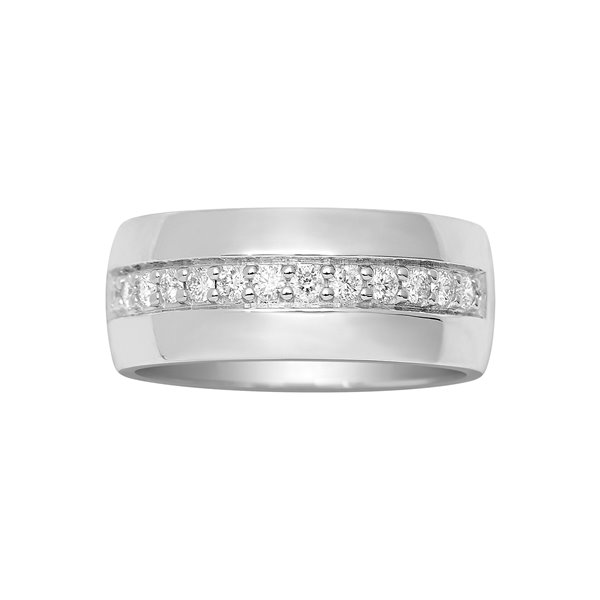 Alliance Rail diamants 0.25ct en Or Blanc 750