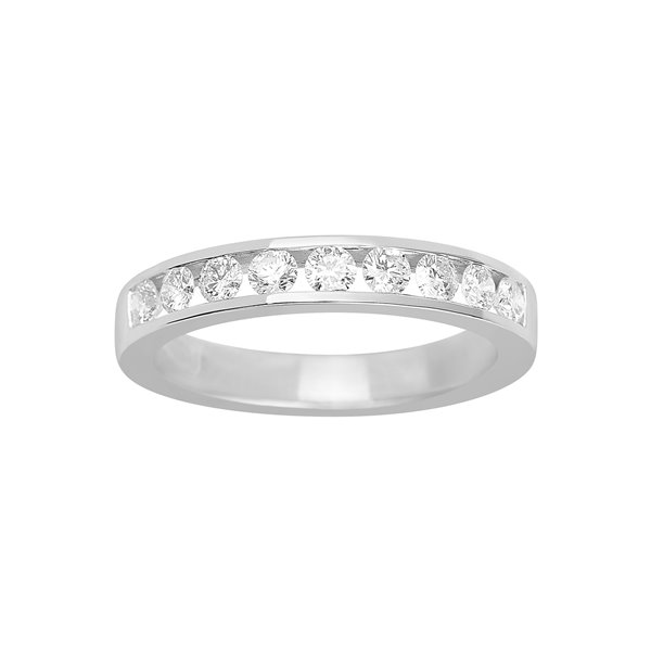 Alliance Demi-Rêve diamants 0.54ct en Or Blanc 750