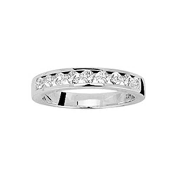 Alliance Demi-Rêve diamants 0.60ct en Or Blanc 750