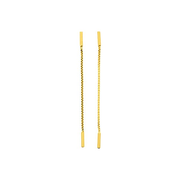 Boucles d'oreilles pendantes Or Jaune 750