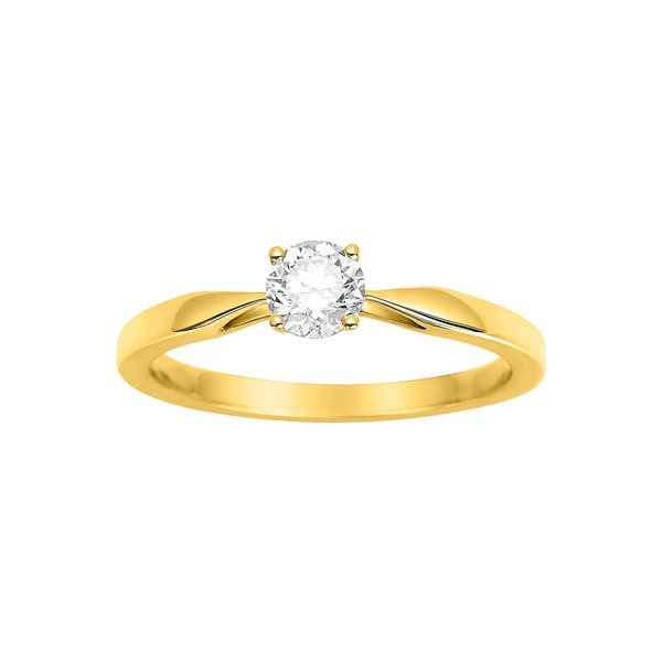 Solitaire diamant 0.40ct Or Jaune 750