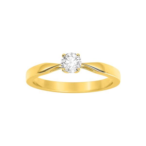 Solitaire diamant 0.30ct Or Jaune 750