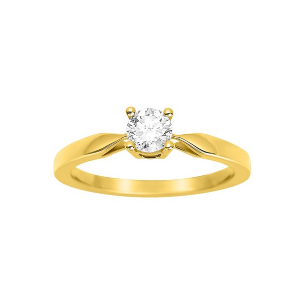 Solitaire diamant 0.40ct Or Jaune 750