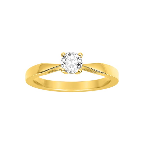 Solitaire diamant 0.45ct Or Jaune 750