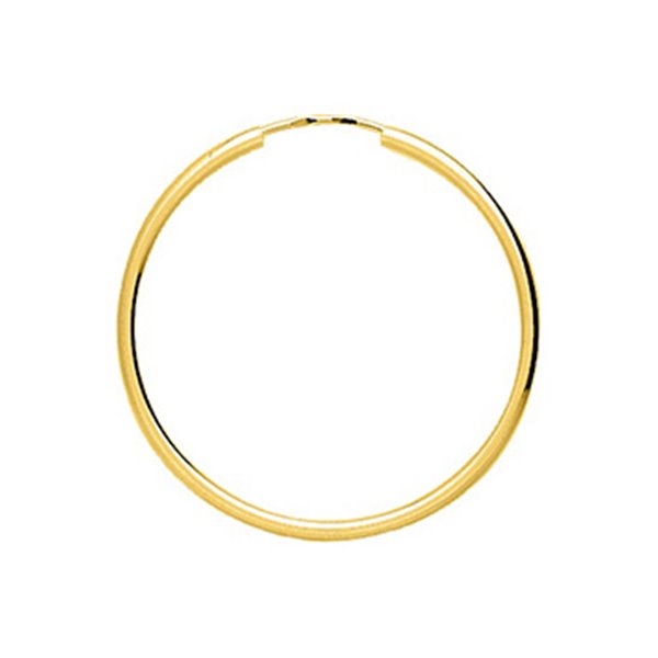 Créoles Or Jaune 750 30mm