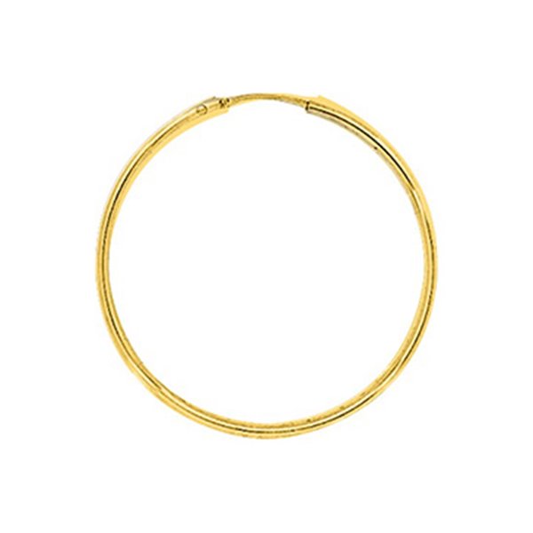 Créoles Or Jaune 750 30mm
