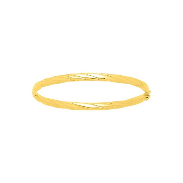 Jonc ouvrant godronné Or Jaune 750