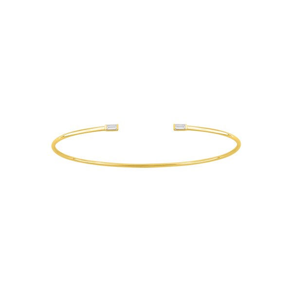 Bracelet jonc diamant 0.09ct Or Jaune 750