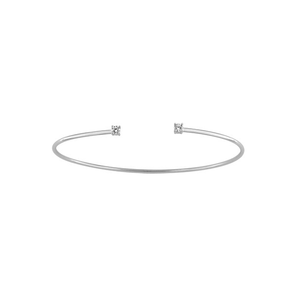 Jonc oxyde(s) de zirconium Or Blanc 375