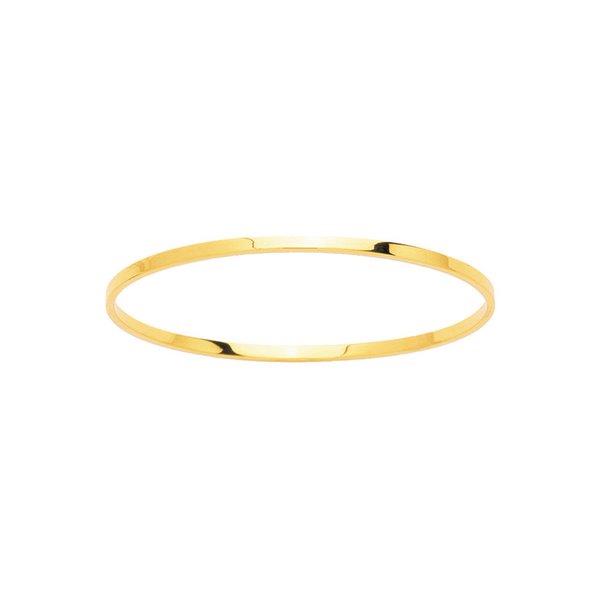 Jonc fil rectangle massif Or Jaune 750