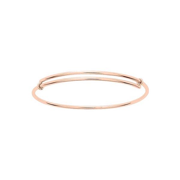 Jonc enfant réglable Or Rose 750