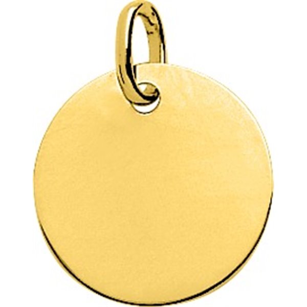 Plaque Or Jaune 750