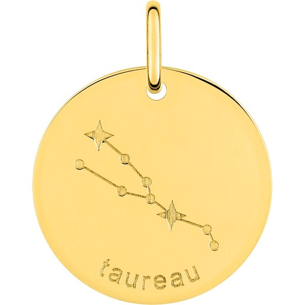 Médaille Taureau Or Jaune 375