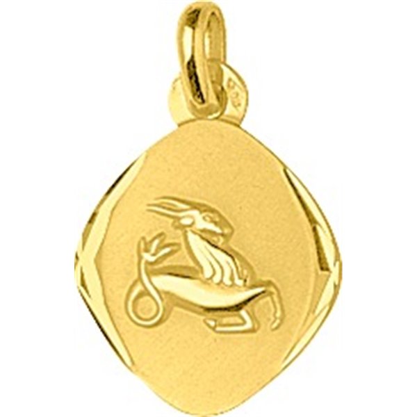 Médaille capricorne Or Jaune 750