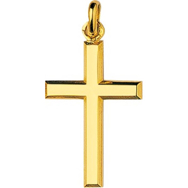 Pendentif croix Or Jaune 750