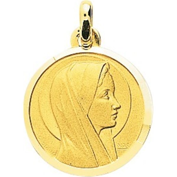 Médaille vierge Or Jaune 375